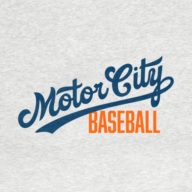 Motor City Baseball by Throwzack